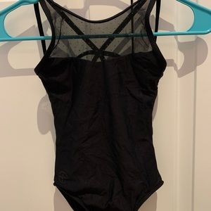 black mesh wear moi leotard